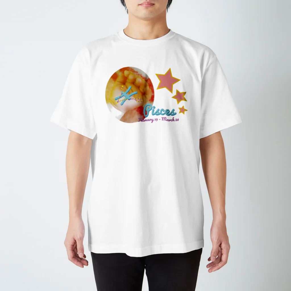 フォーヴァのPisces-うお座-ハッピーベイビーハンズ- スタンダードTシャツ