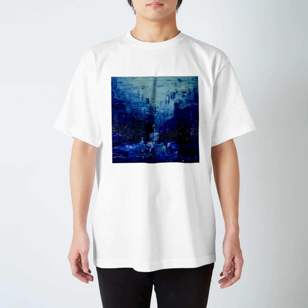 空歩く人々の水鏡 Regular Fit T-Shirt