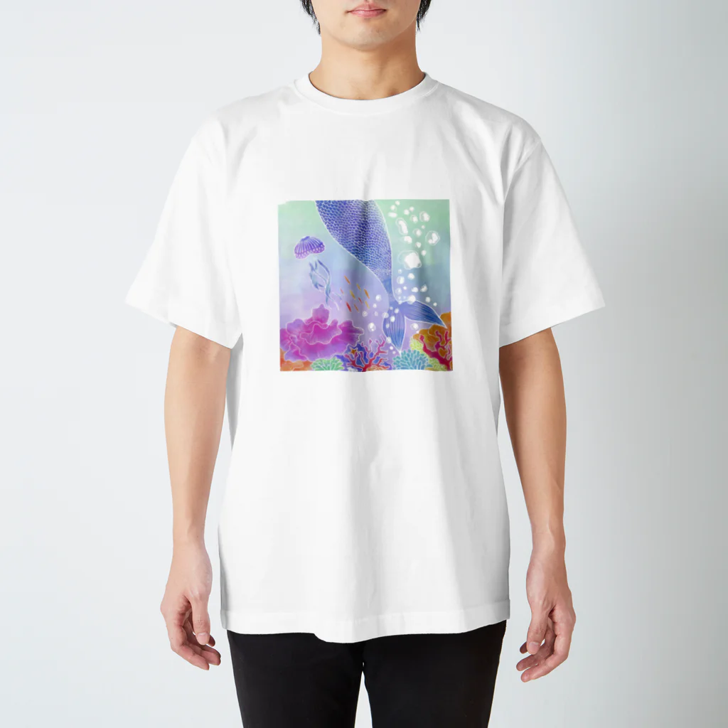 白虹のあわのまにまに/あおむらさき スタンダードTシャツ