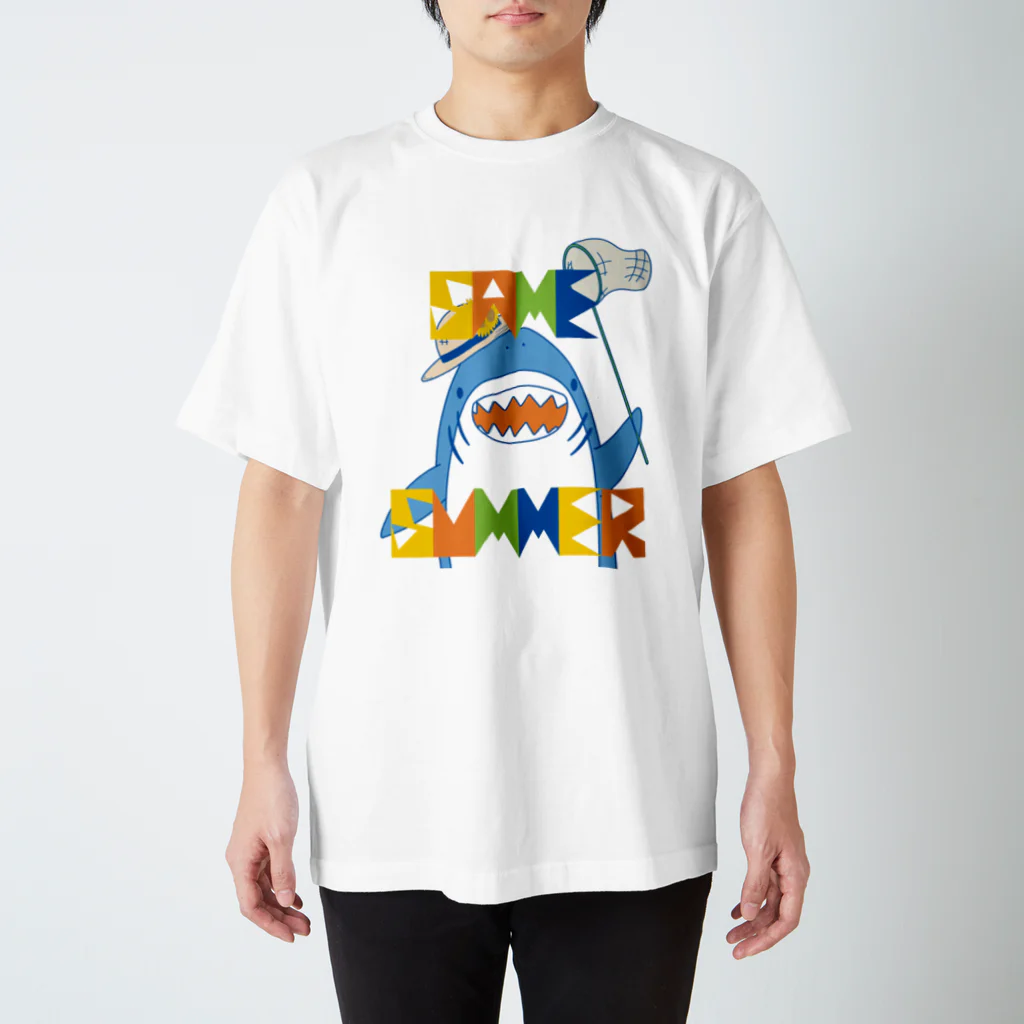 くりぱんSTORE@SUZURIの背ナシSAME_SUMMER Regular Fit T-Shirt