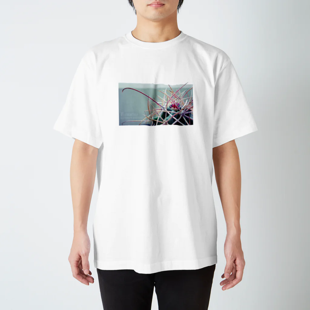 nanaqsaのサボテン 白鳥丸 Regular Fit T-Shirt