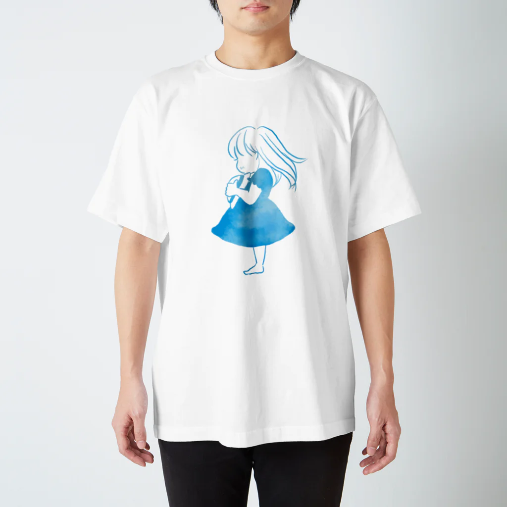 チッチママの青空の女の子 スタンダードTシャツ