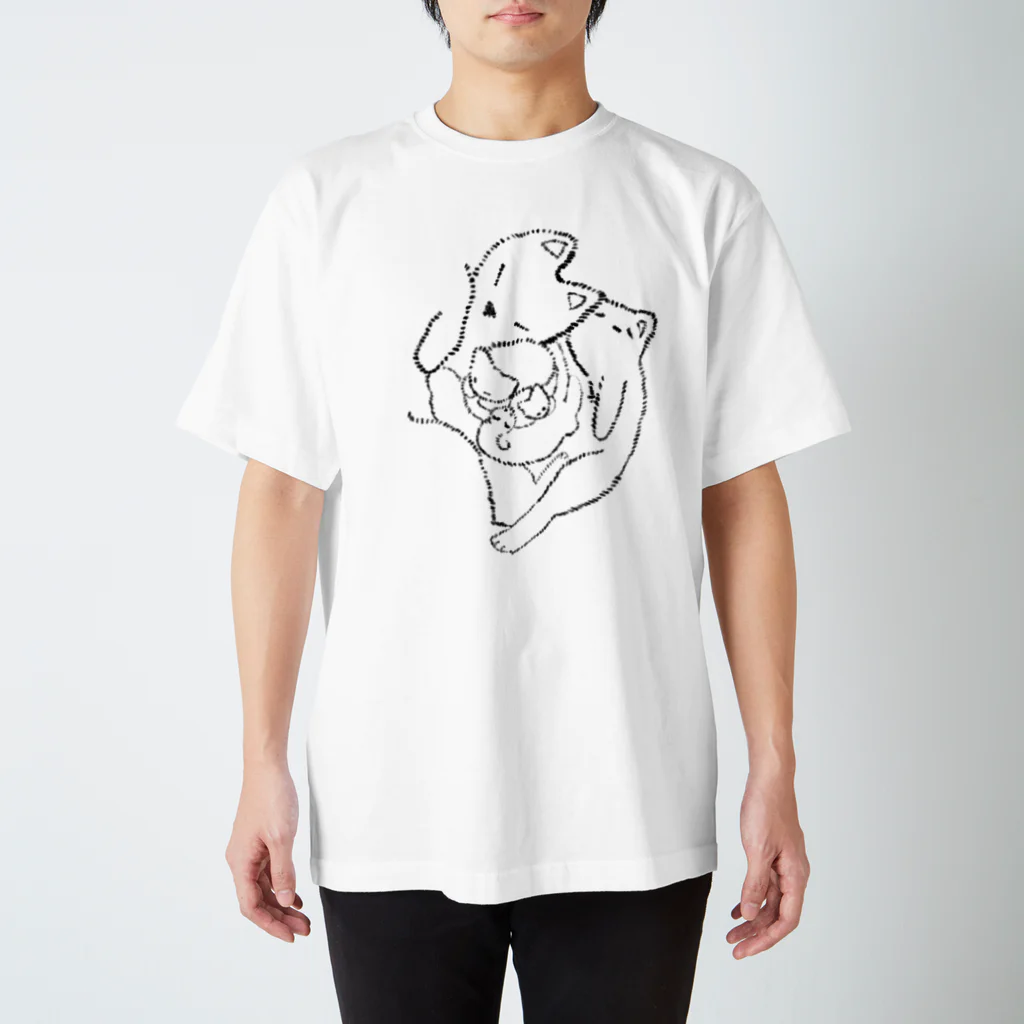 おみそしる工房のねこちゃん スタンダードTシャツ