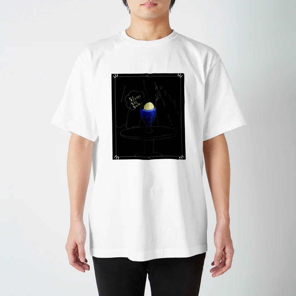 しゅれんのStarry Sky Soda Regular Fit T-Shirt