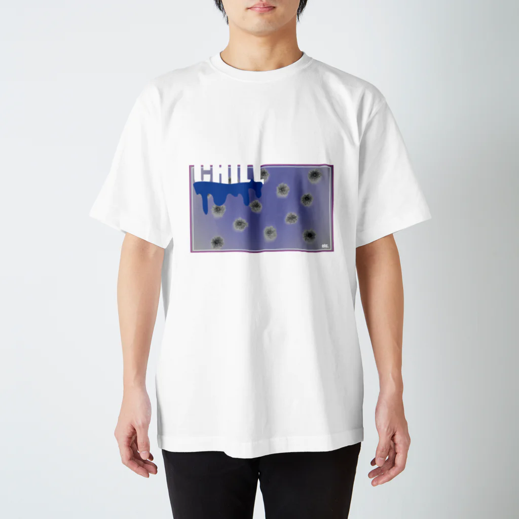 CHILL etc.の花柄@暗めTシャツ スタンダードTシャツ