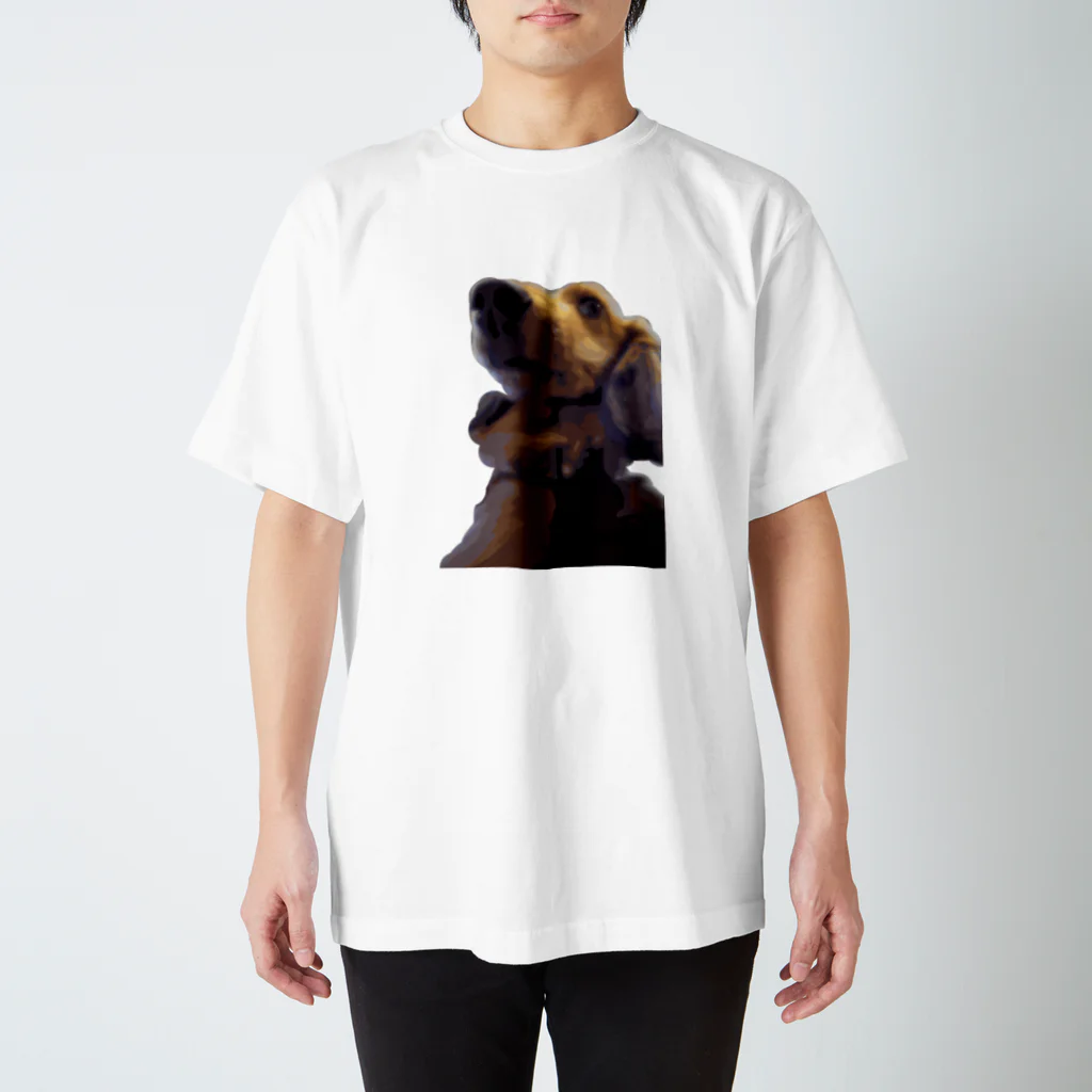 ArjMasatoのミニチュアダックスTシャツ🐶 Regular Fit T-Shirt