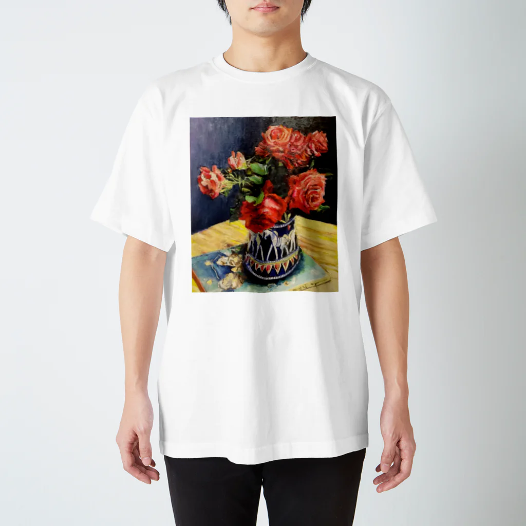 ミニ画廊ヨシデンの薔薇1 スタンダードTシャツ