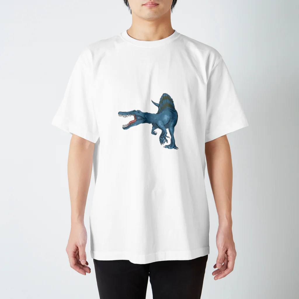 馬小屋のスピノサウルス Regular Fit T-Shirt