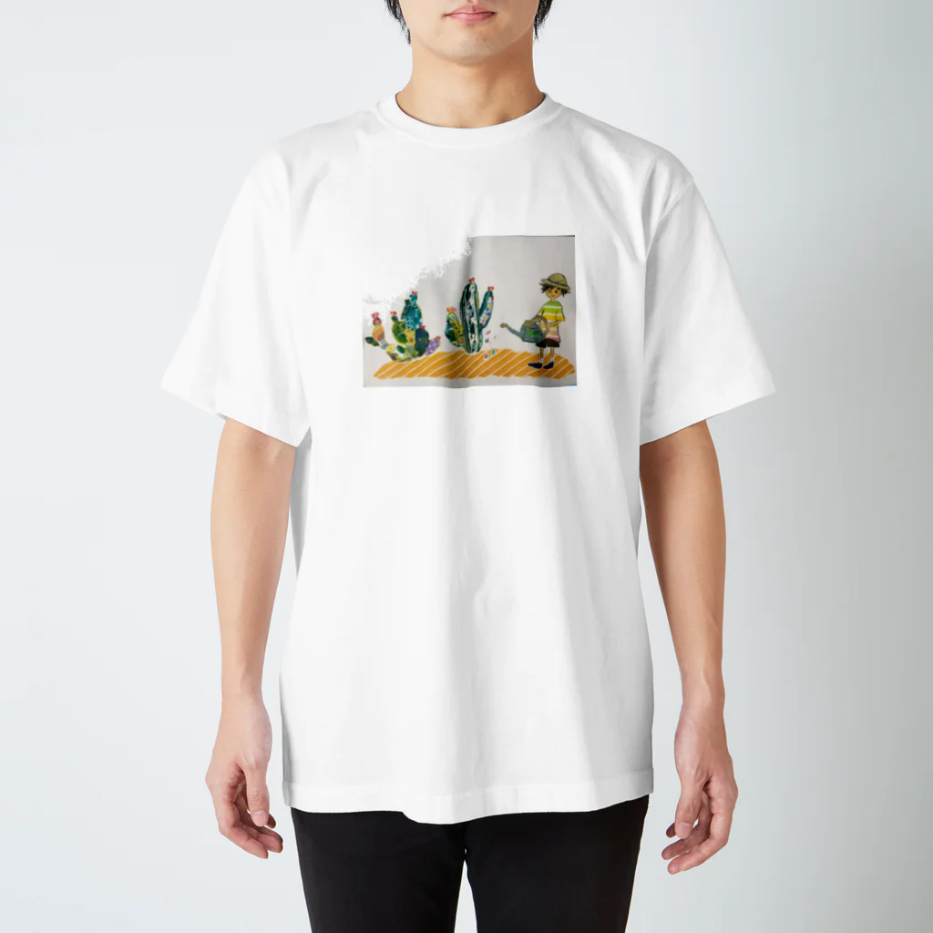 r_Waomのマステ絵サボテン Regular Fit T-Shirt