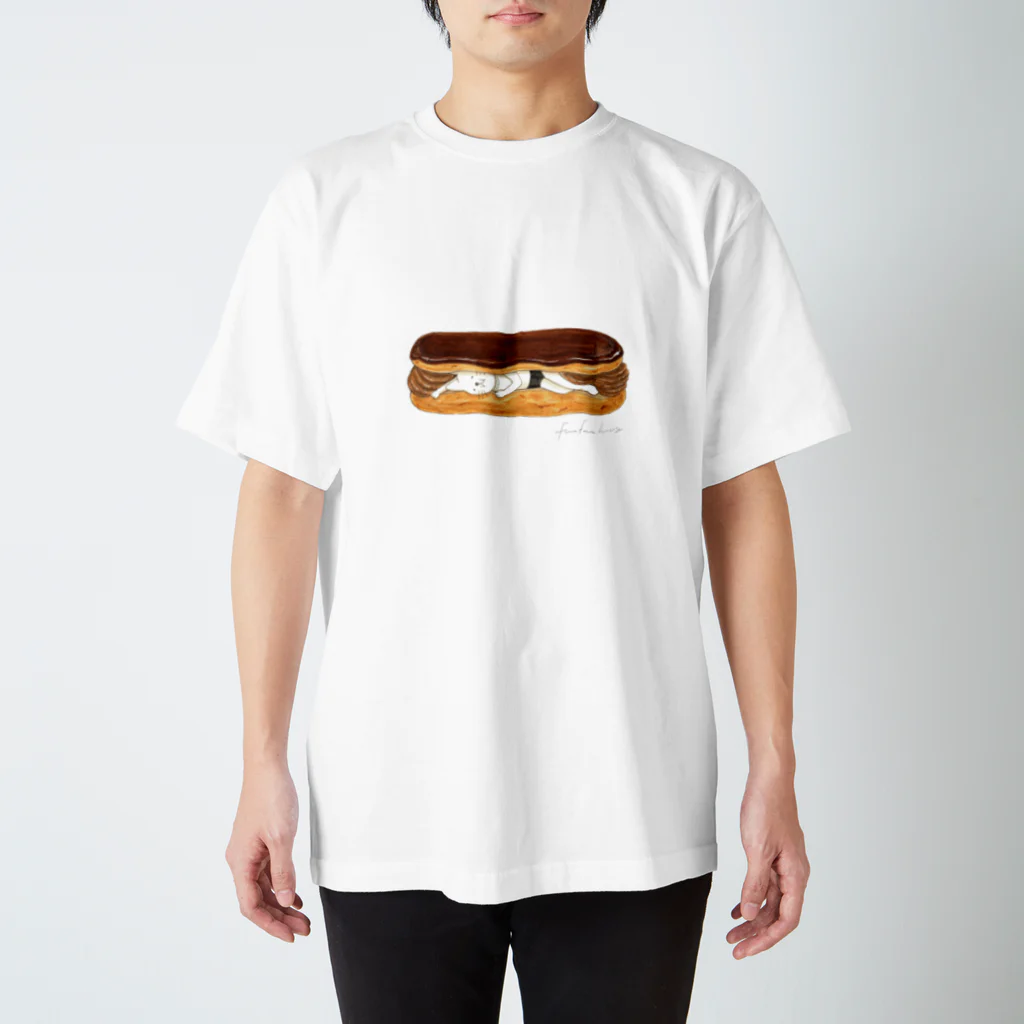 FWAFWA house+のネコぱんとエクレア Regular Fit T-Shirt