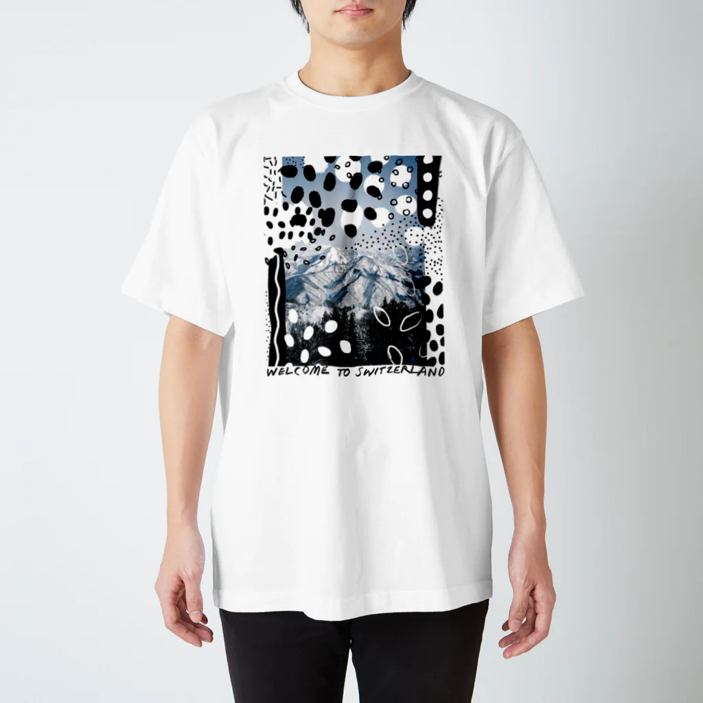 Kayoko Yamamotoの【Sayori Wada × Kayoko Yamamoto】HELVETIA🏔(フロント) Regular Fit T-Shirt