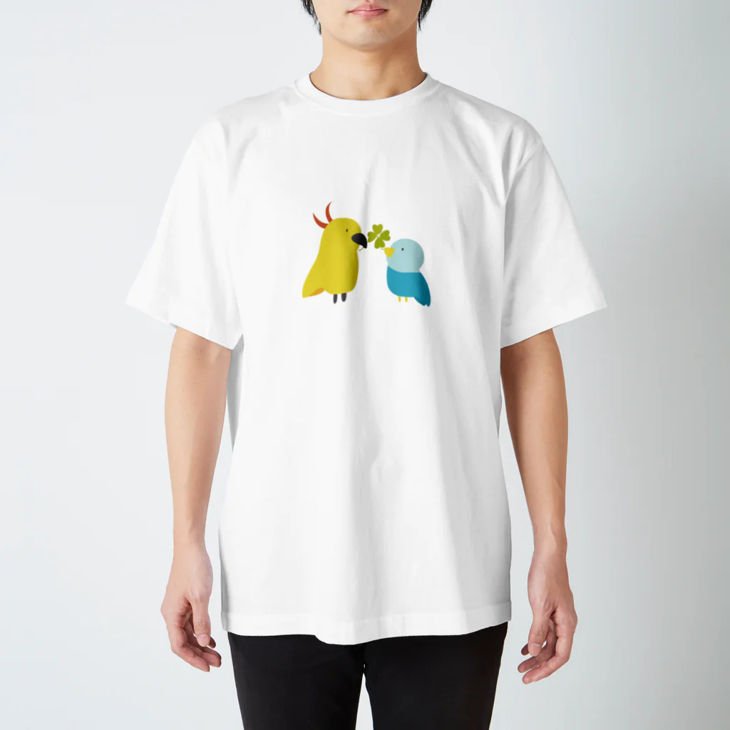 おおはらつかさのおみせのオウムとインコTシャツ スタンダードTシャツ