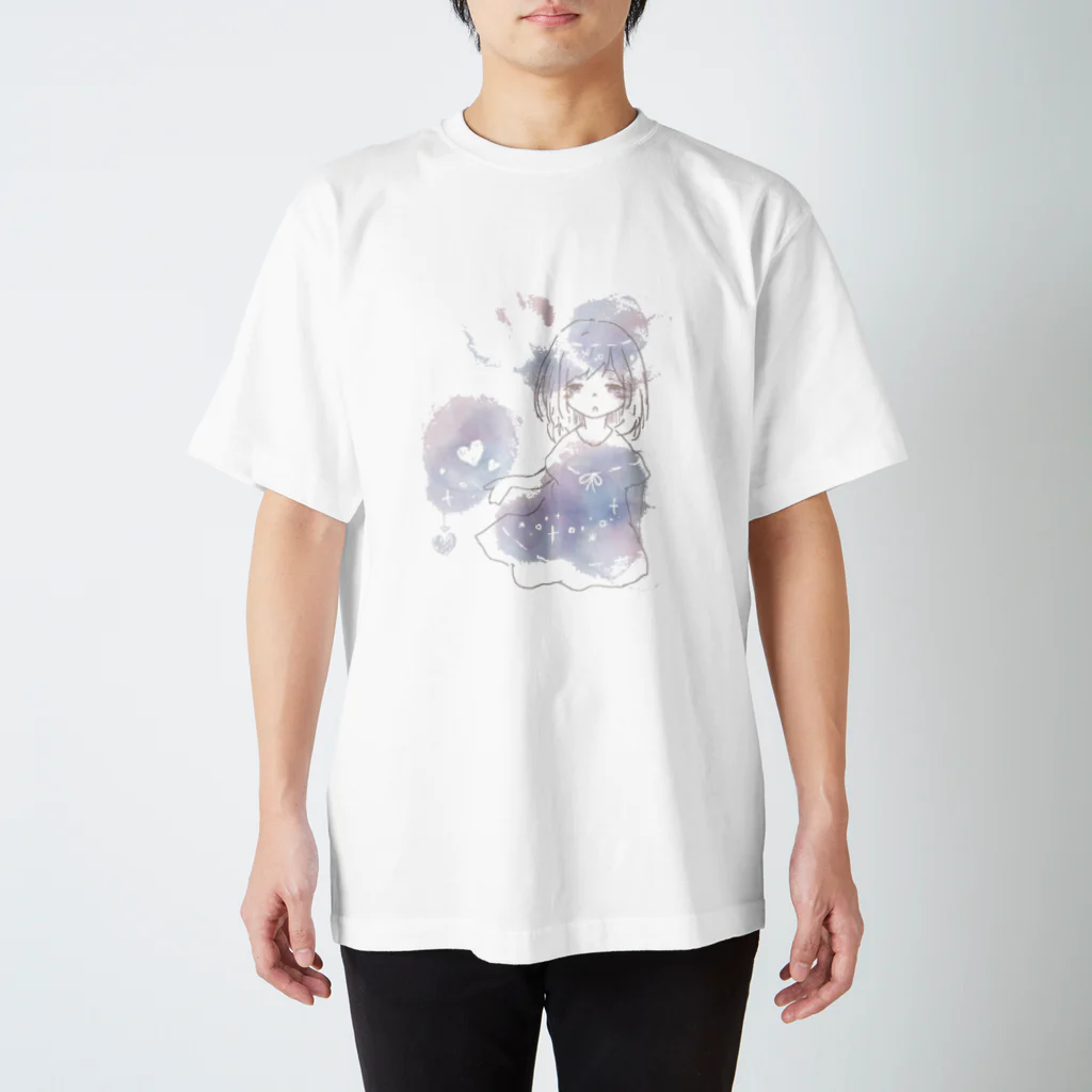 渡邊和茶*のこぼしたこころ Regular Fit T-Shirt