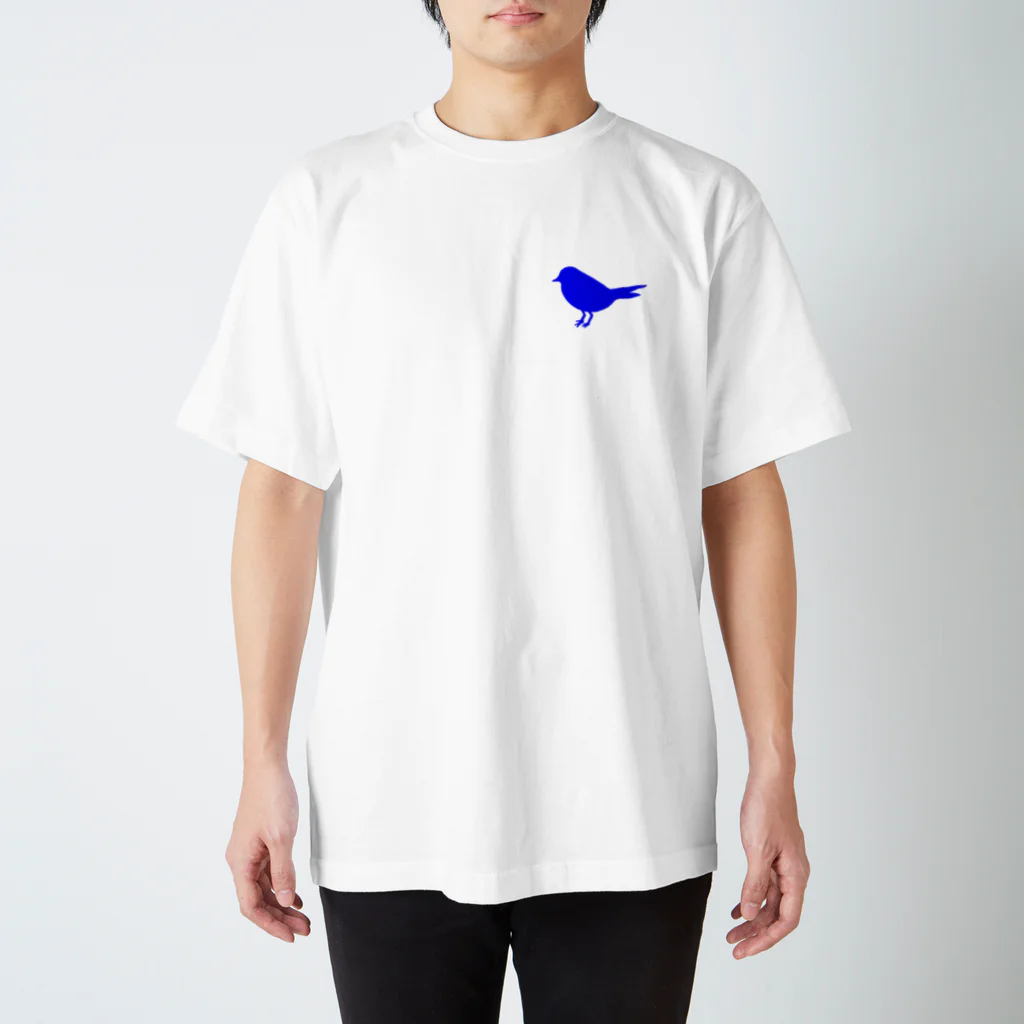 小鳥と映画館の青い鳥 スタンダードTシャツ