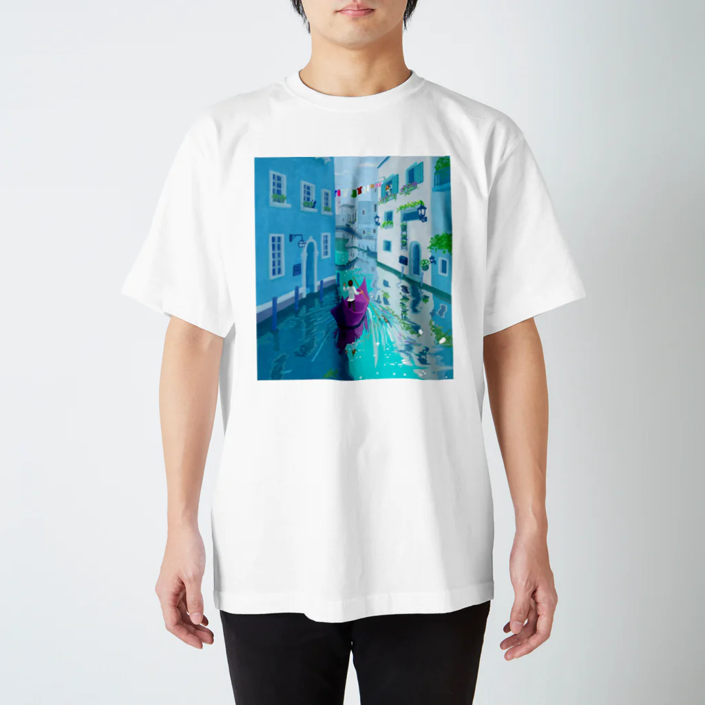 hitorieの会える水路T Regular Fit T-Shirt