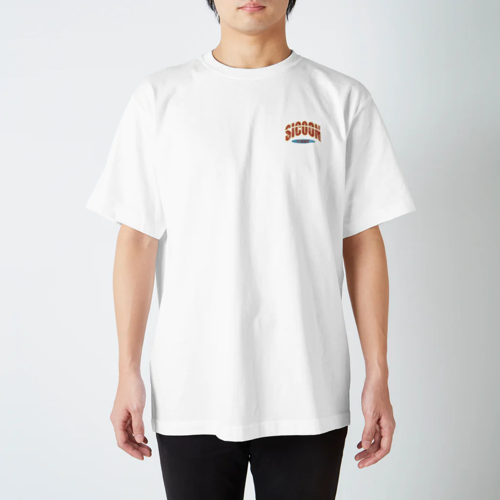 クロスバー直撃 渡邊センスのお店のSicoon Ｔ 両面デザイン Regular Fit T-Shirt