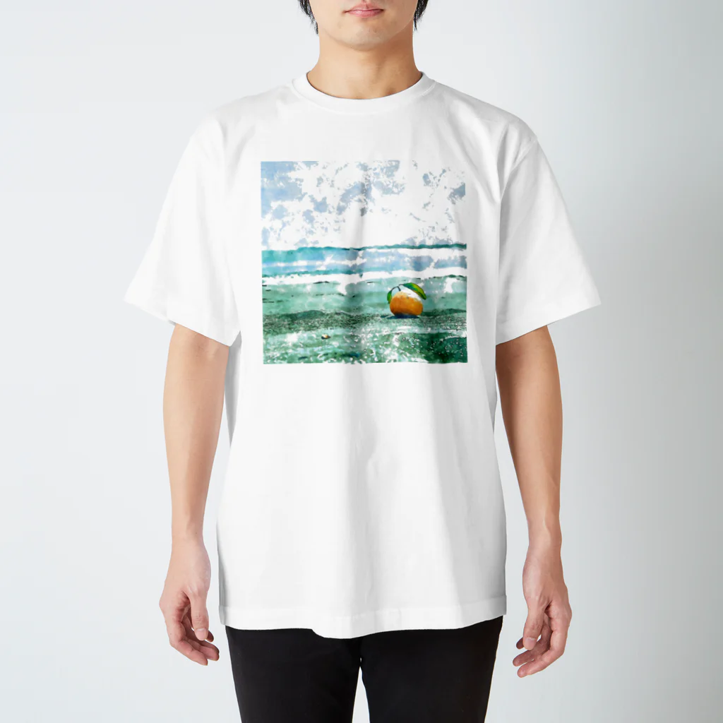 masamsms_の海辺のオレンジ Regular Fit T-Shirt
