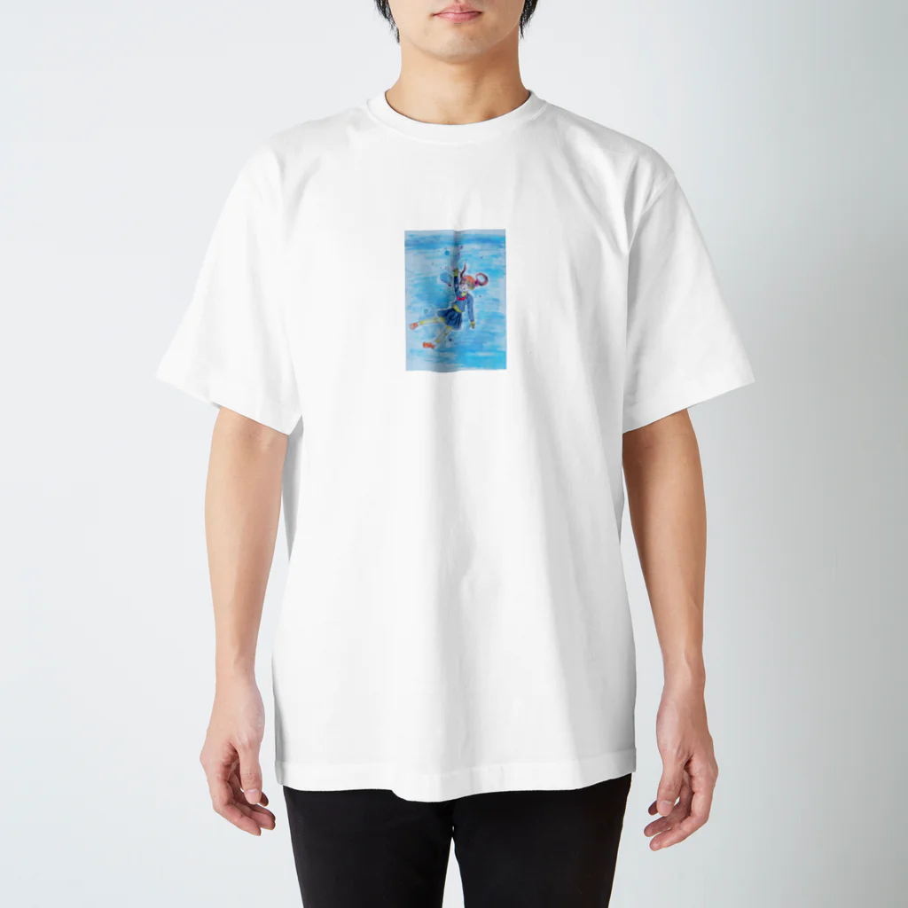 お白湯の脳内のセーラー服と初恋 Regular Fit T-Shirt