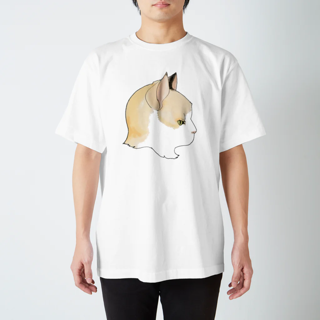 柚多の三毛猫のよこがお Regular Fit T-Shirt