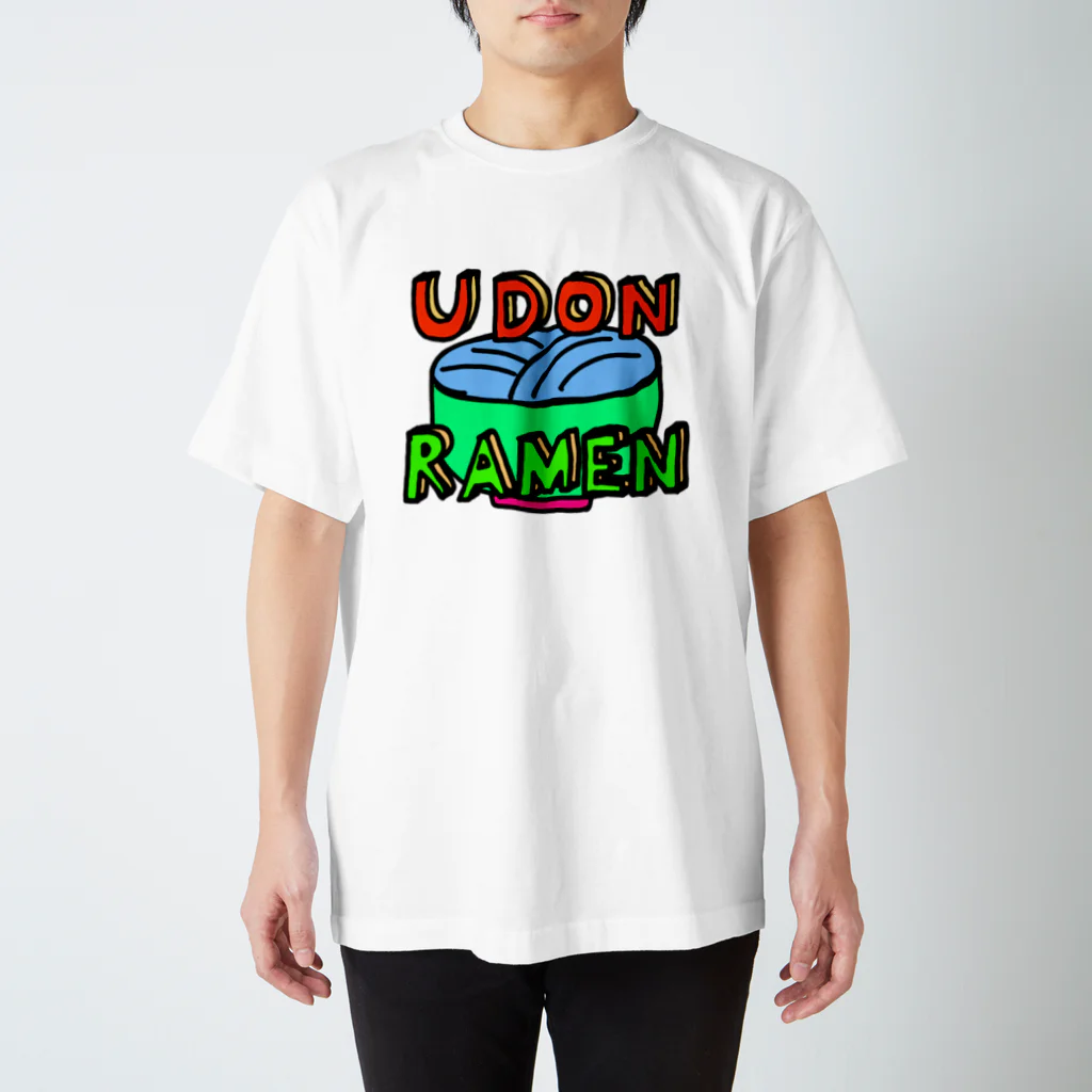 夫婦とその子のUDONRAMEN Regular Fit T-Shirt