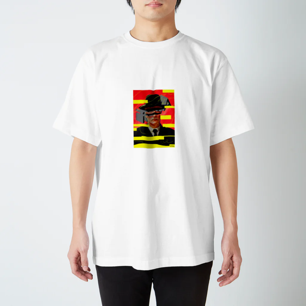 CHEAT_LANDのMO 盲目おじさん スタンダードTシャツ