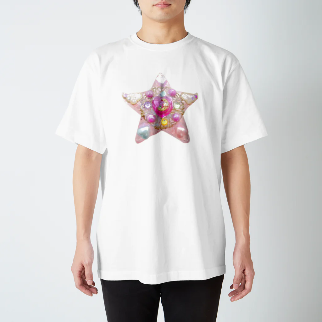 miraco.おんらいんの変身！光るペンダント☆ Regular Fit T-Shirt