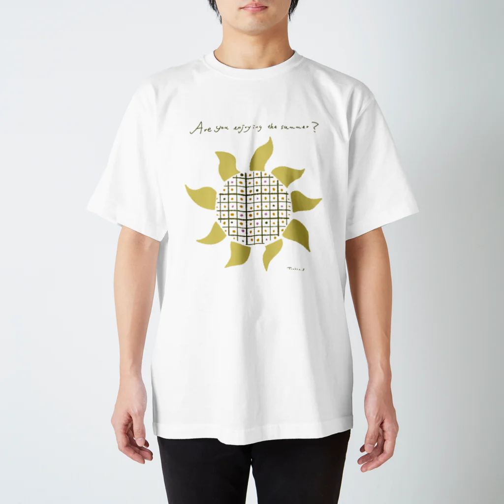 イラストレーター スズキトシエのひまわり Regular Fit T-Shirt