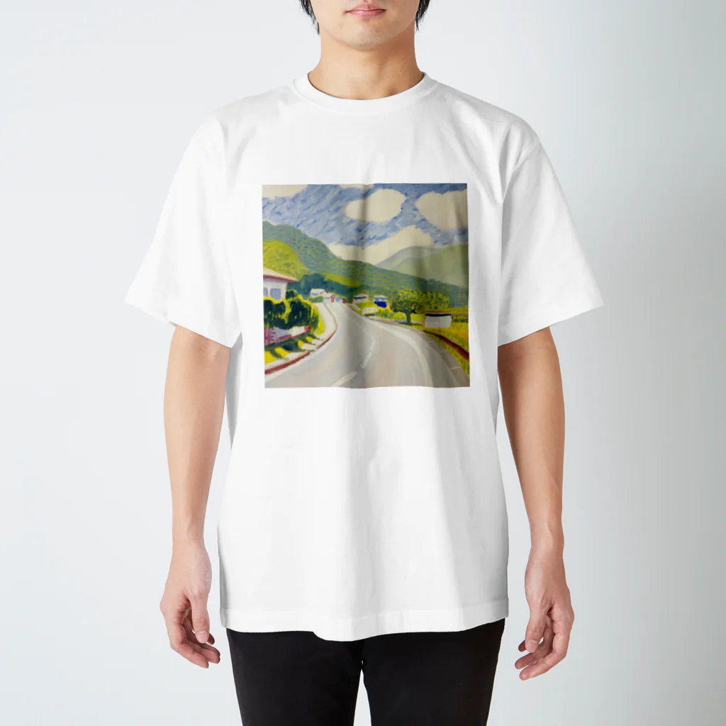 Lionciderのゆるやかな坂 Regular Fit T-Shirt