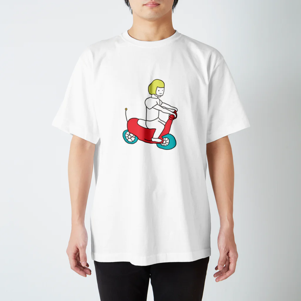 komugiyasanのゴーゴーバイク スタンダードTシャツ