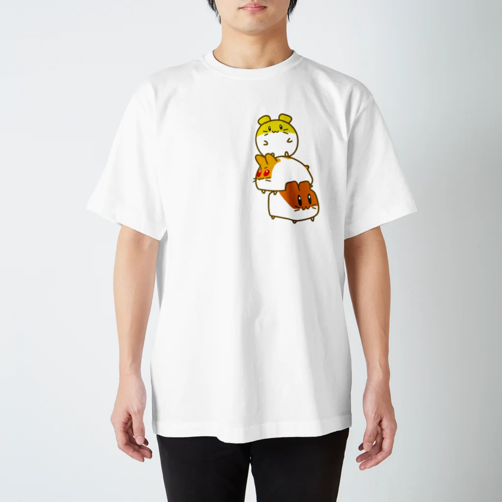 つみきハムショップのつみきハムタワー スタンダードTシャツ