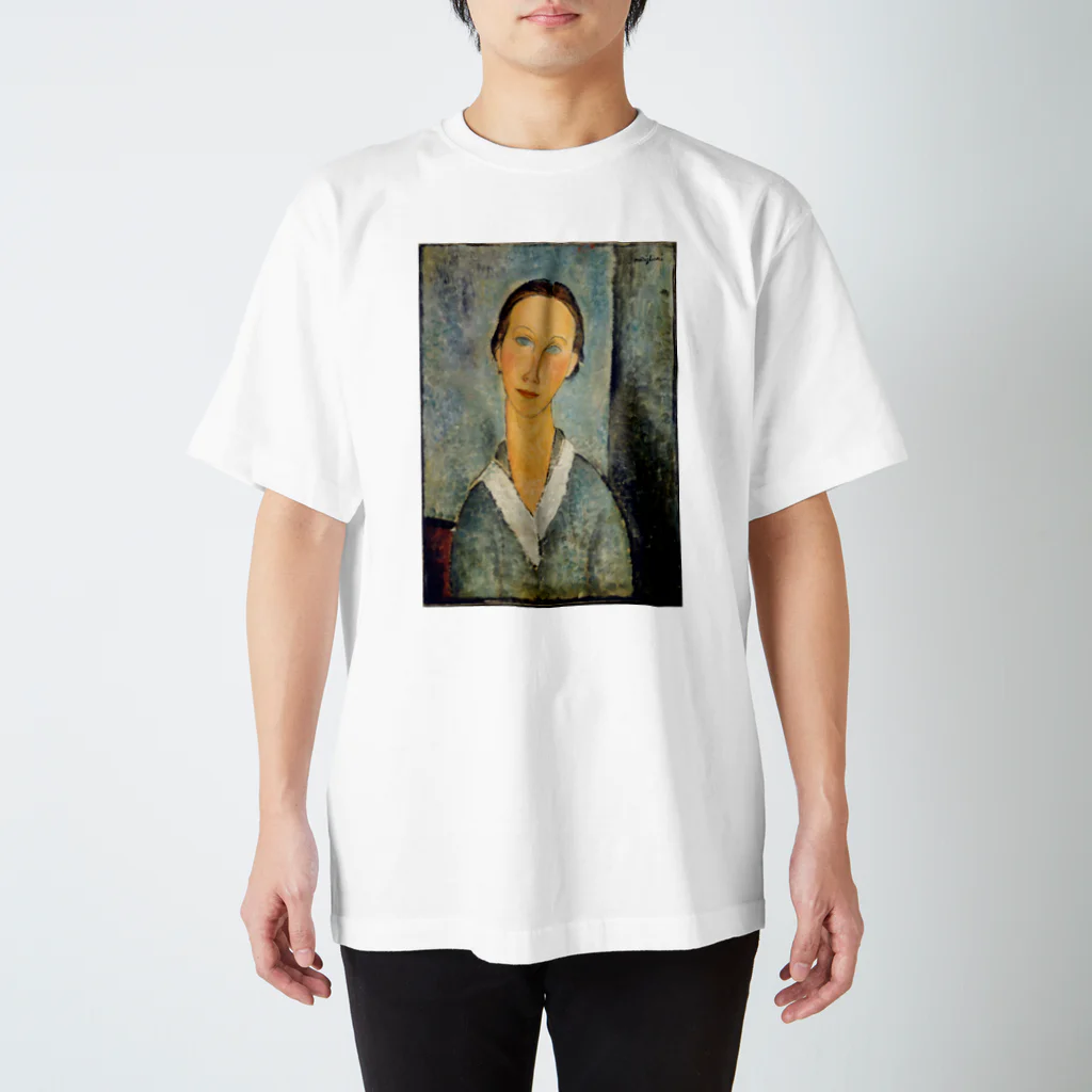 museumshop3の【世界の名画】アメデオ・モディリアーニ『Girl in a Sailor's Blouse』 スタンダードTシャツ