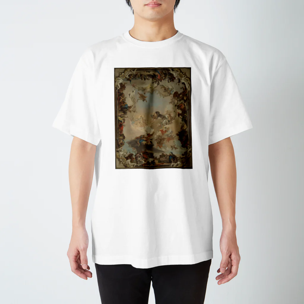 museumshop3の【世界の名画】ティエポロ『惑星と大陸の寓意画 』 スタンダードTシャツ