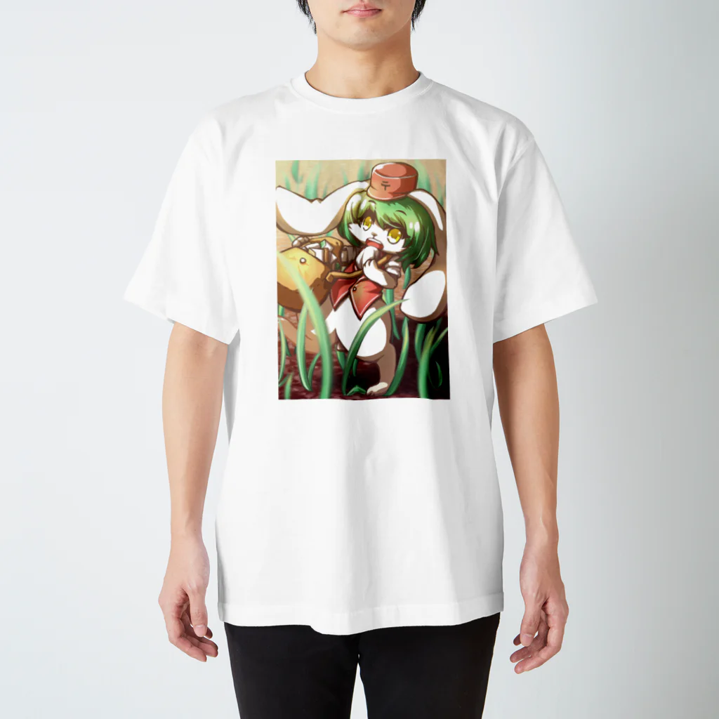 貴波てよりの配達うさぎ Regular Fit T-Shirt