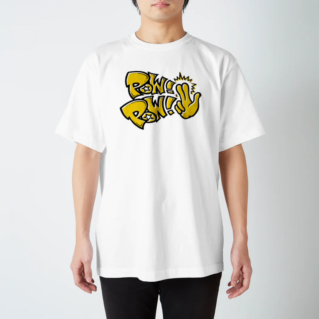 Art Studio TrinityのPOW!POW!【淡色ベース】 Regular Fit T-Shirt