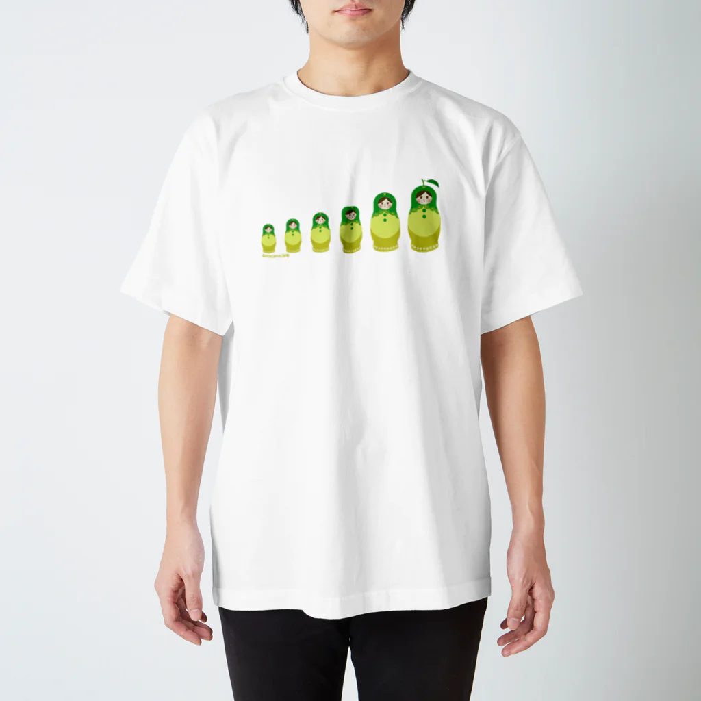 マカロン28号の[九州・大分]かぼすマトリョーシカさん Regular Fit T-Shirt