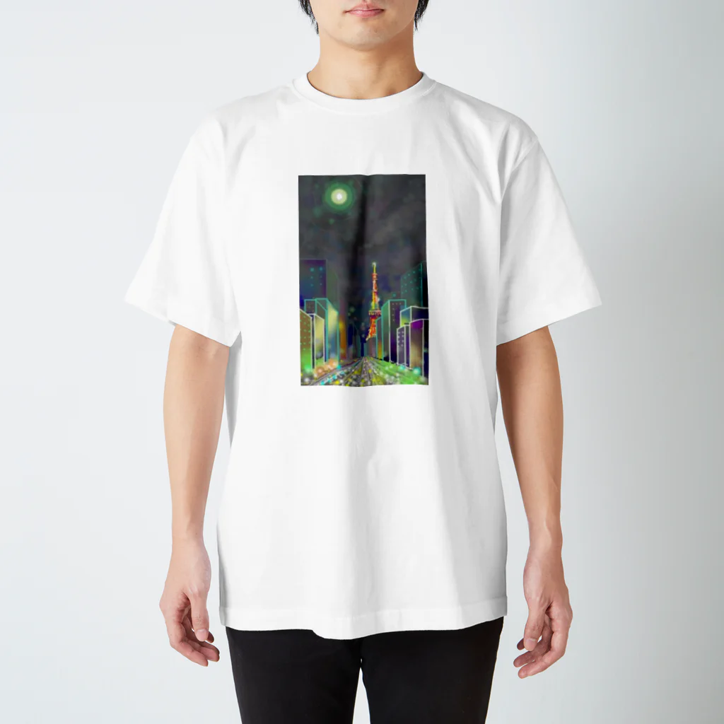 ælicoのmoonlight garden Regular Fit T-Shirt