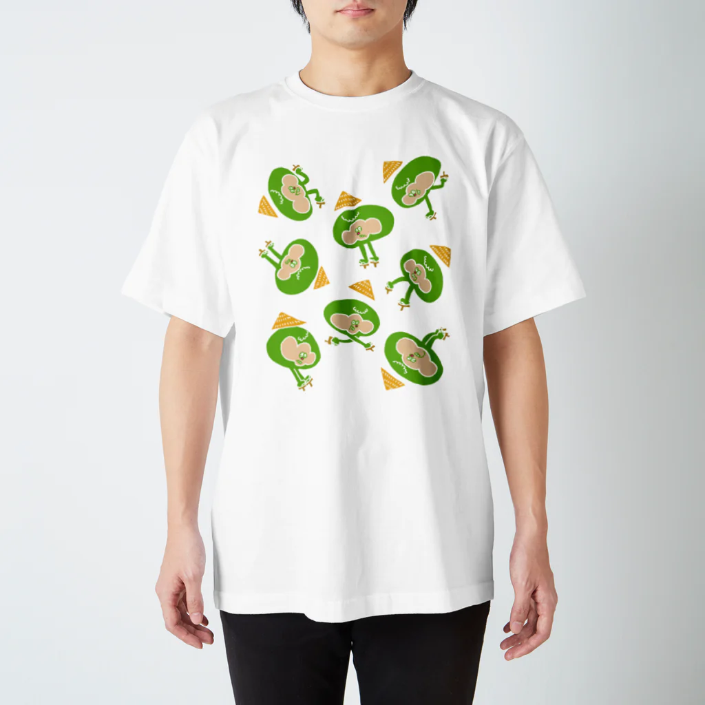 SHOP味み suzuri店の二本足 Regular Fit T-Shirt