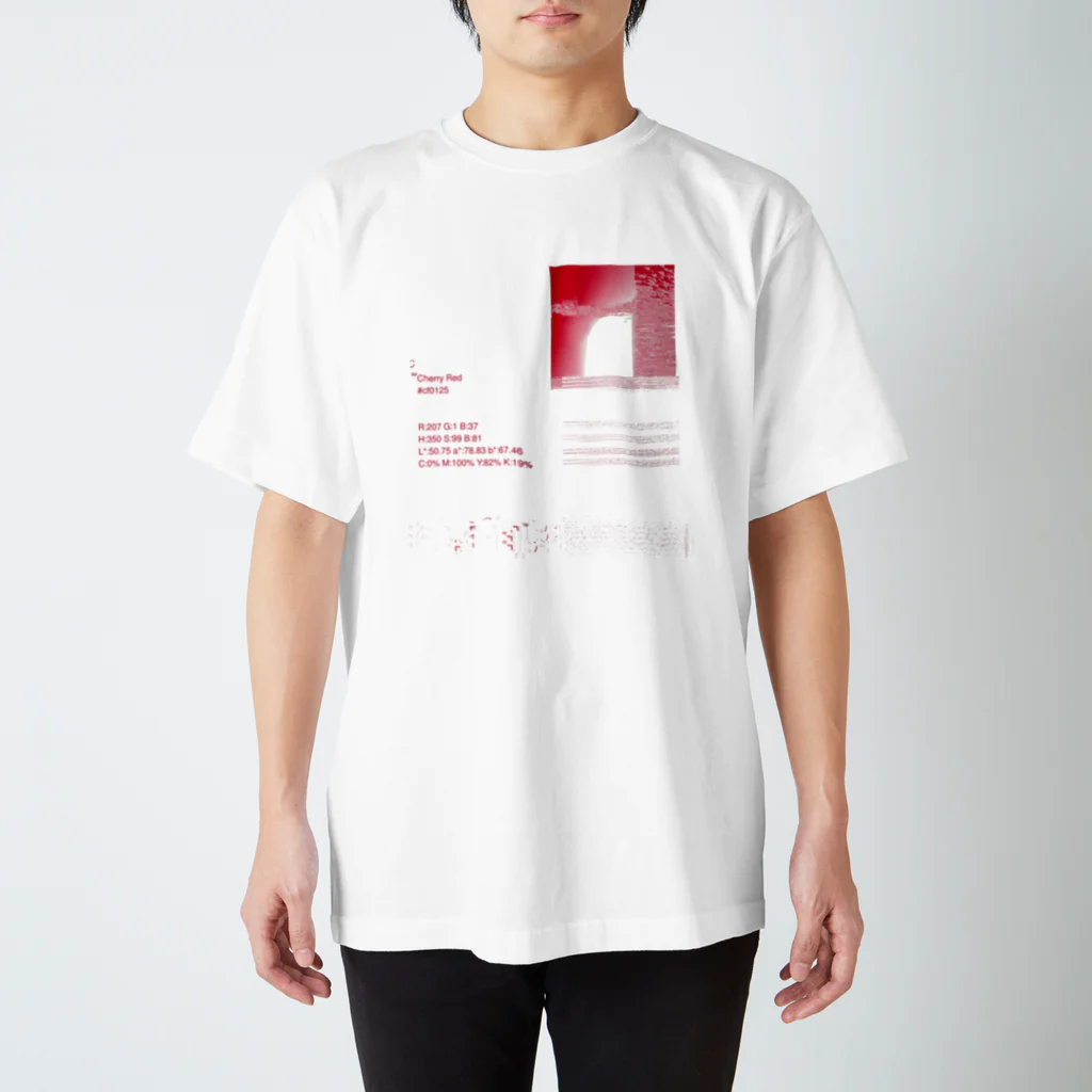 OKIO _ DOTのCHERRY GLITCH // EXHNOTE COLLECTION 001 スタンダードTシャツ