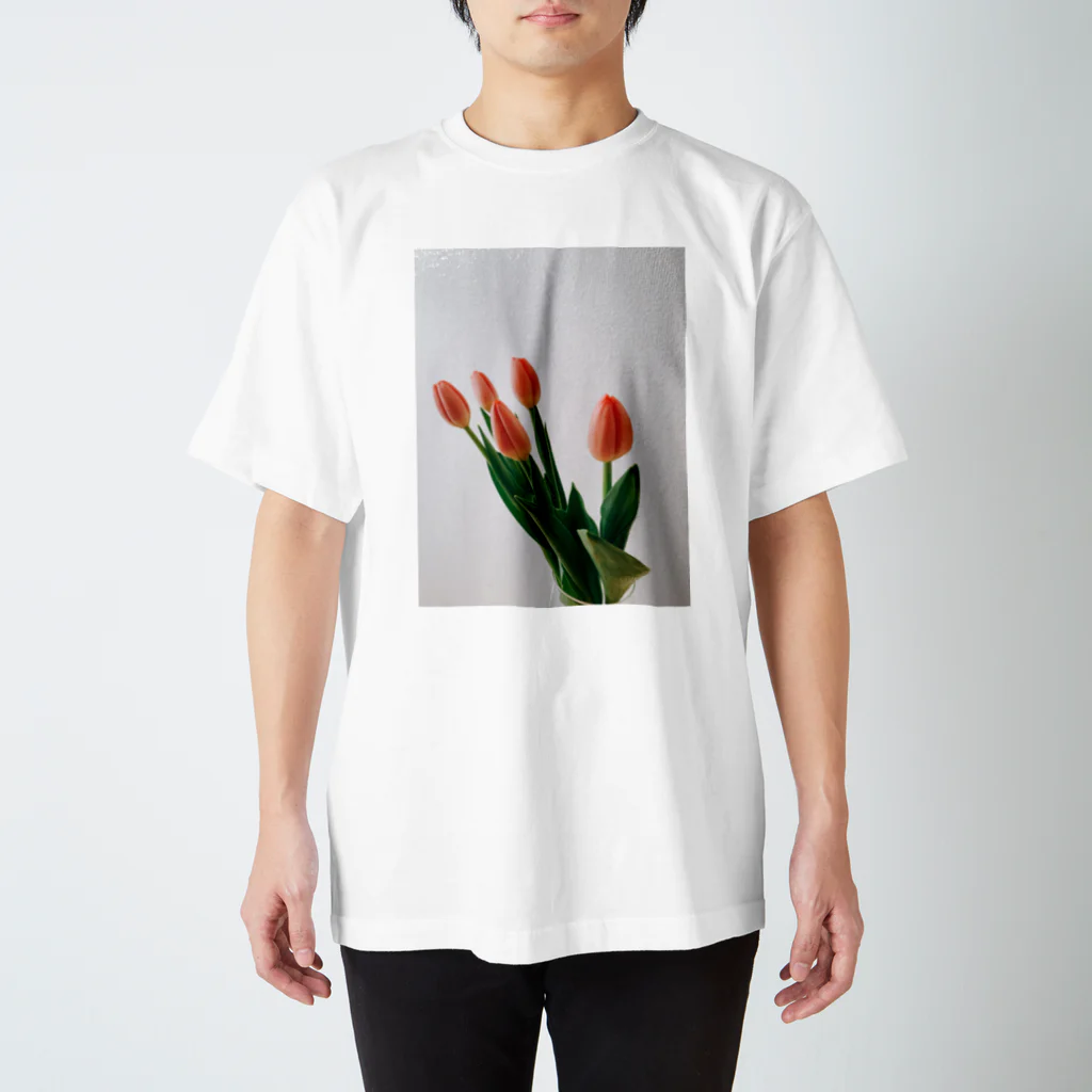 ヤセ美のお花Tシャツ チューリップ スタンダードTシャツ