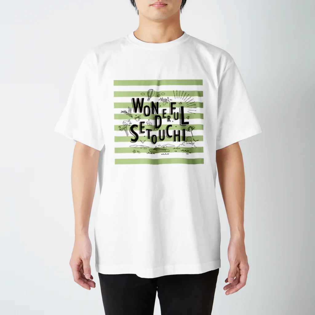 RYOBI-SHODOSHIMA STOREのWONDERFUL SETOUCHI GREEN Regular Fit T-Shirt