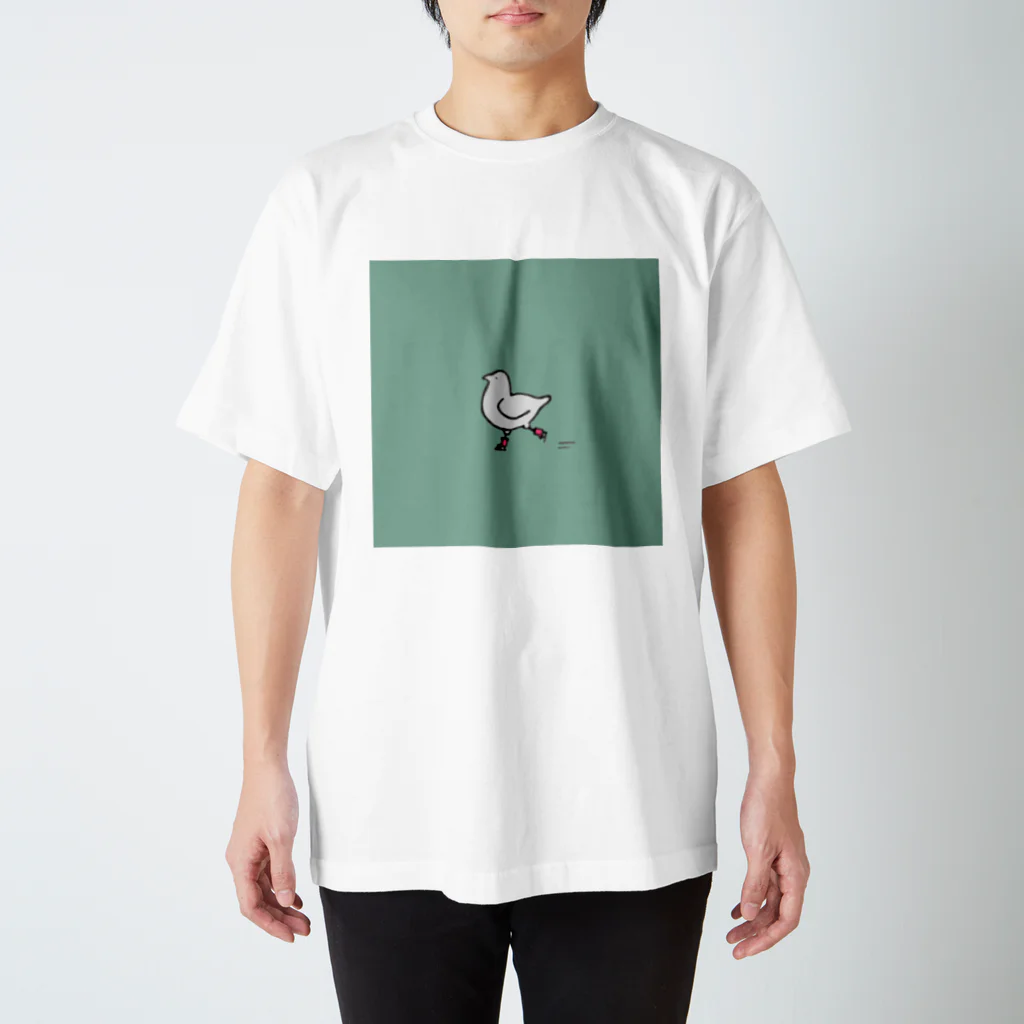 まだら堂のスケートする鳩 スタンダードTシャツ