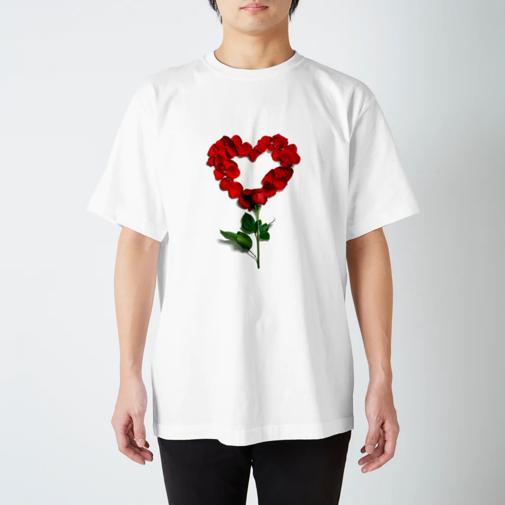 tak8455のHeart of rose スタンダードTシャツ