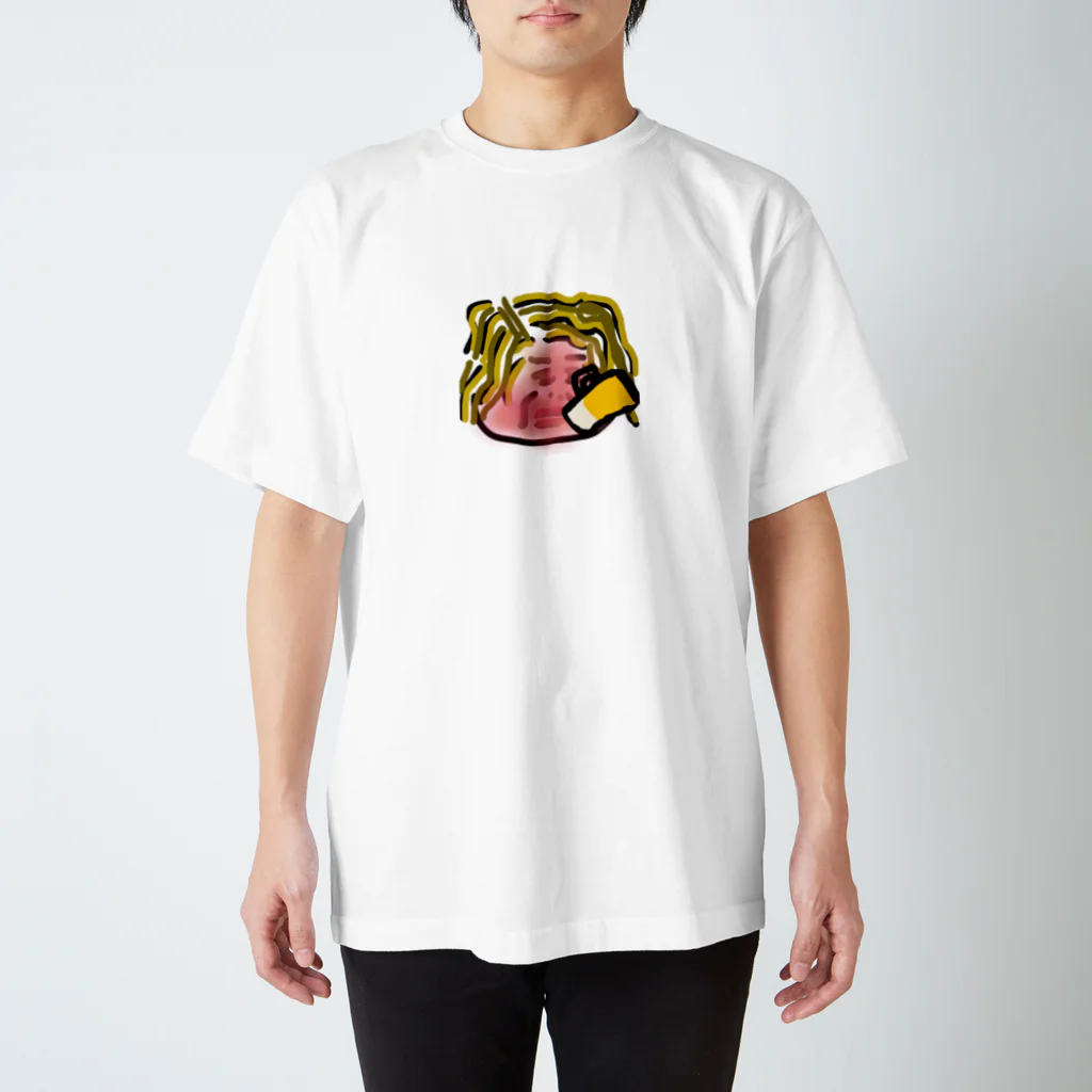 soyaのビールTシャツ Regular Fit T-Shirt