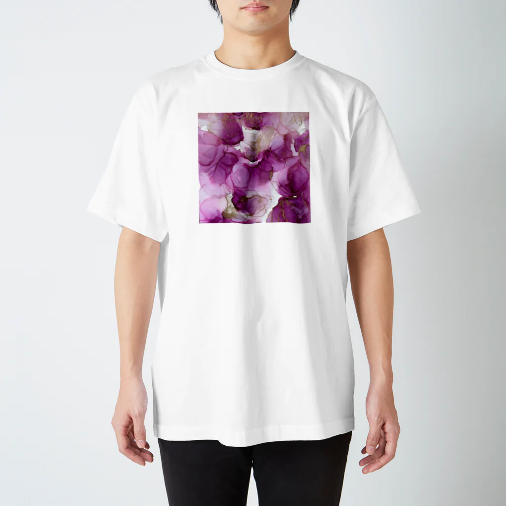 N.A.の持ち歩けるアート屋さん アルコールインクアートの【完全オリジナル】アルコールインクアート Regular Fit T-Shirt