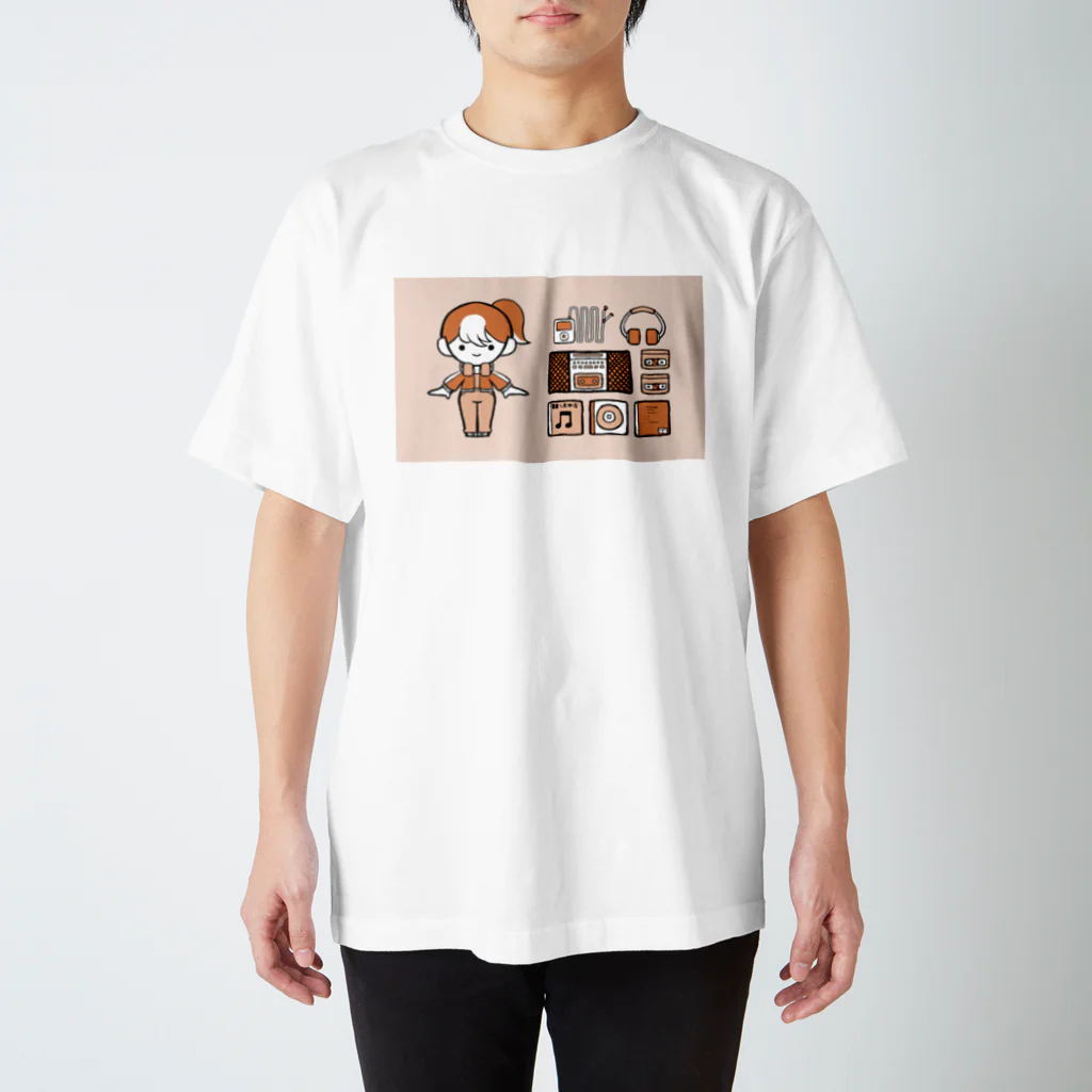 遣隋使さんのえとっこちゃん（午） スタンダードTシャツ