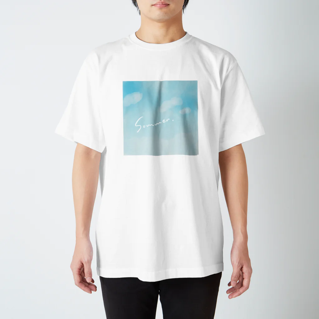 Jonathan Margaretの夏の空色。 Regular Fit T-Shirt