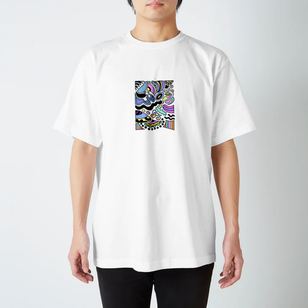 こわかわギャラリーのカラフルアート スタンダードTシャツ