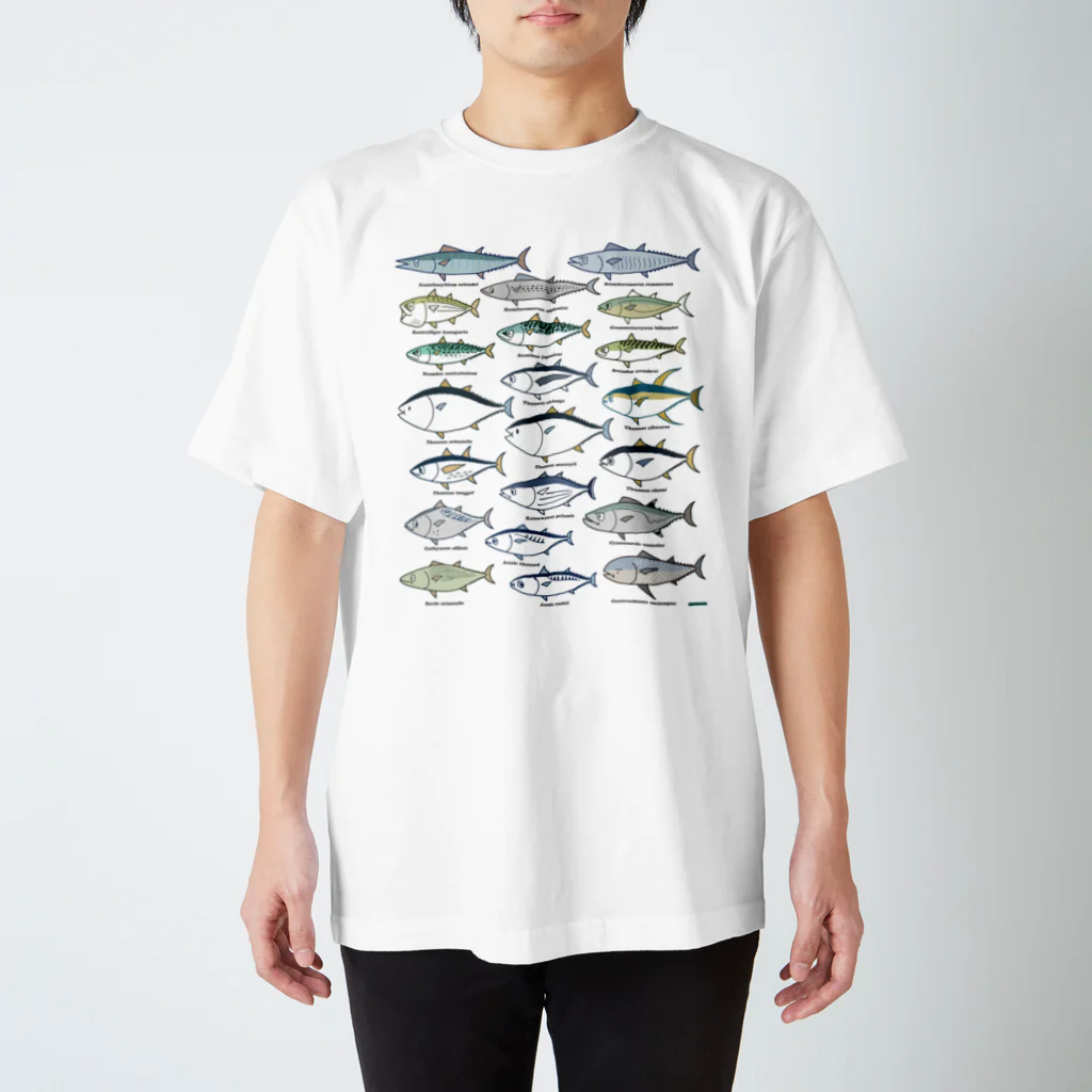 幻想水系branch　byいずもり・ようのScombrids(color) Regular Fit T-Shirt