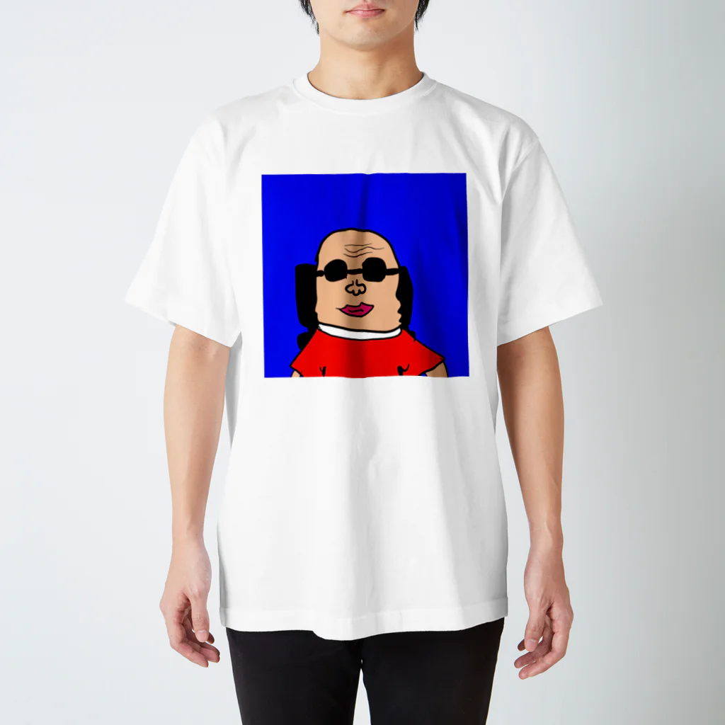 sakurinonoumiso.artのサングラスおじさん スタンダードTシャツ