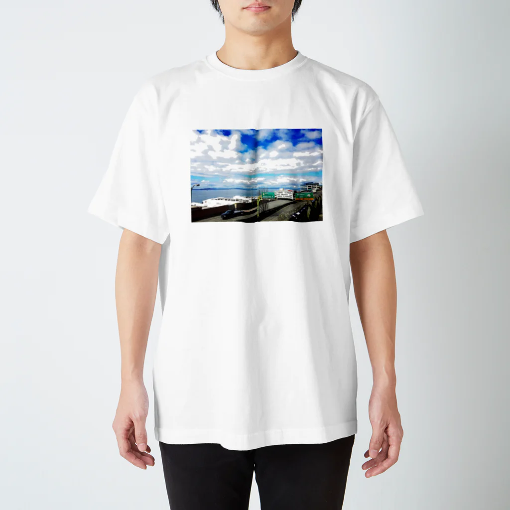 ニューヨークのシアトル空 Regular Fit T-Shirt